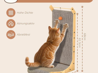 new-in-packaging-l-shaped-multi-position-cardboard-cat-scratcher