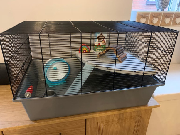 large-hamster-cage-and-accessories-big-0