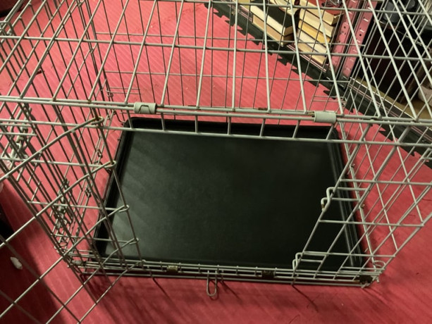 small-grey-dog-cage-two-2-door-metal-enclosure-crate-puppy-small-breed-dog-big-1