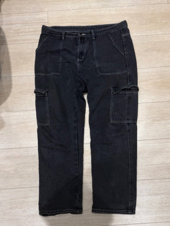 manfinity-large-dark-grey-jean-cargo-pant-trousers-big-0