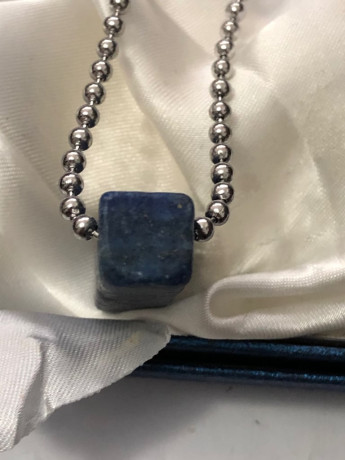 natural-lapis-lazuli-pendant-necklace-steel-chain-24-inch-new-big-3