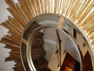 stunning-sunburst-gold-mirror-96-x-96cm-excellent-condition