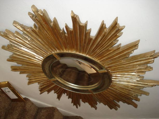 stunning-sunburst-gold-mirror-96-x-96cm-excellent-condition-big-3