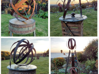 garden-art-from-whisky-barrel-materials
