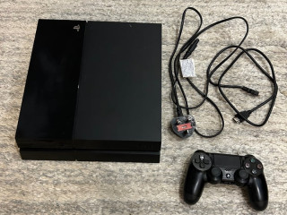 ps4-with-controller-and-wires