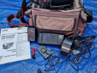 jvc-compact-vhs-gr-ax400-black-camcorder-untested