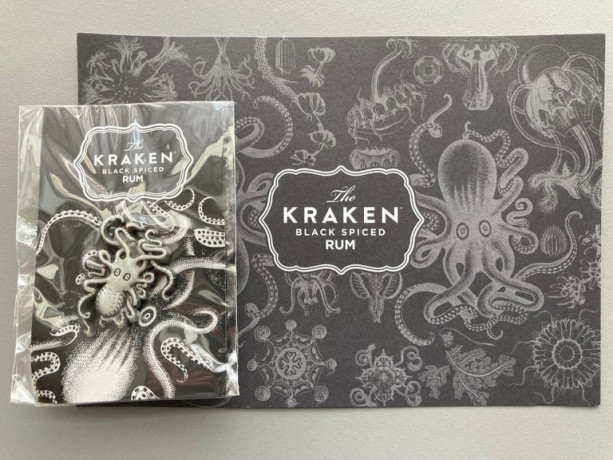 brooch-pin-badge-brand-new-kraken-black-spiced-rum-post-or-collect-big-0