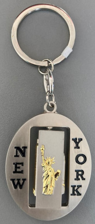 keyring-new-york-brand-new-chunky-metallic-post-or-collect-big-0