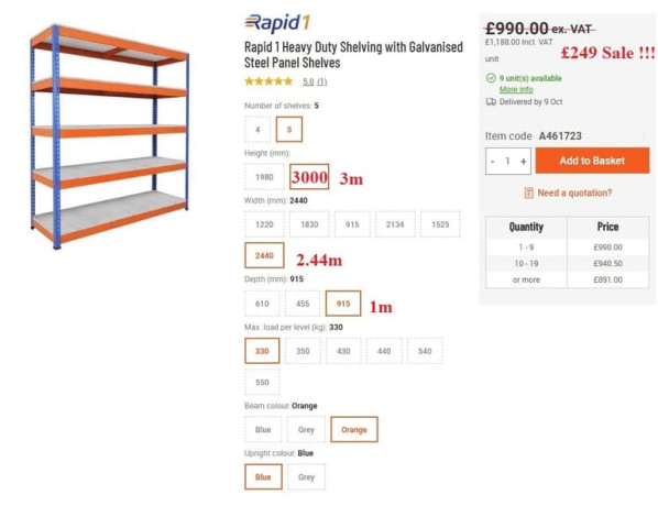 heavy-duty-shelving-3m-x-245m-x1m-with-strong-chipboard-shelf-warehouse-racking-shelving-big-1