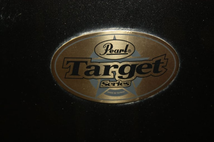 pearl-target-series-black-5-piece-refurbished-rock-drum-kit-22in-bass-all-hardware-ps350-ono-big-1